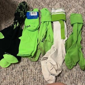 Set of 5 girls softball socks